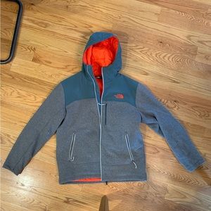 Men’s Large Hooded North Face Fleece